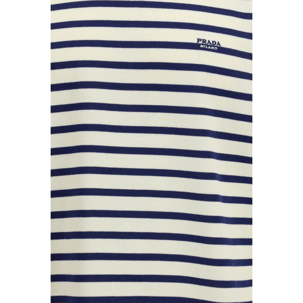 Sweat-shirt Prada en coton bleu