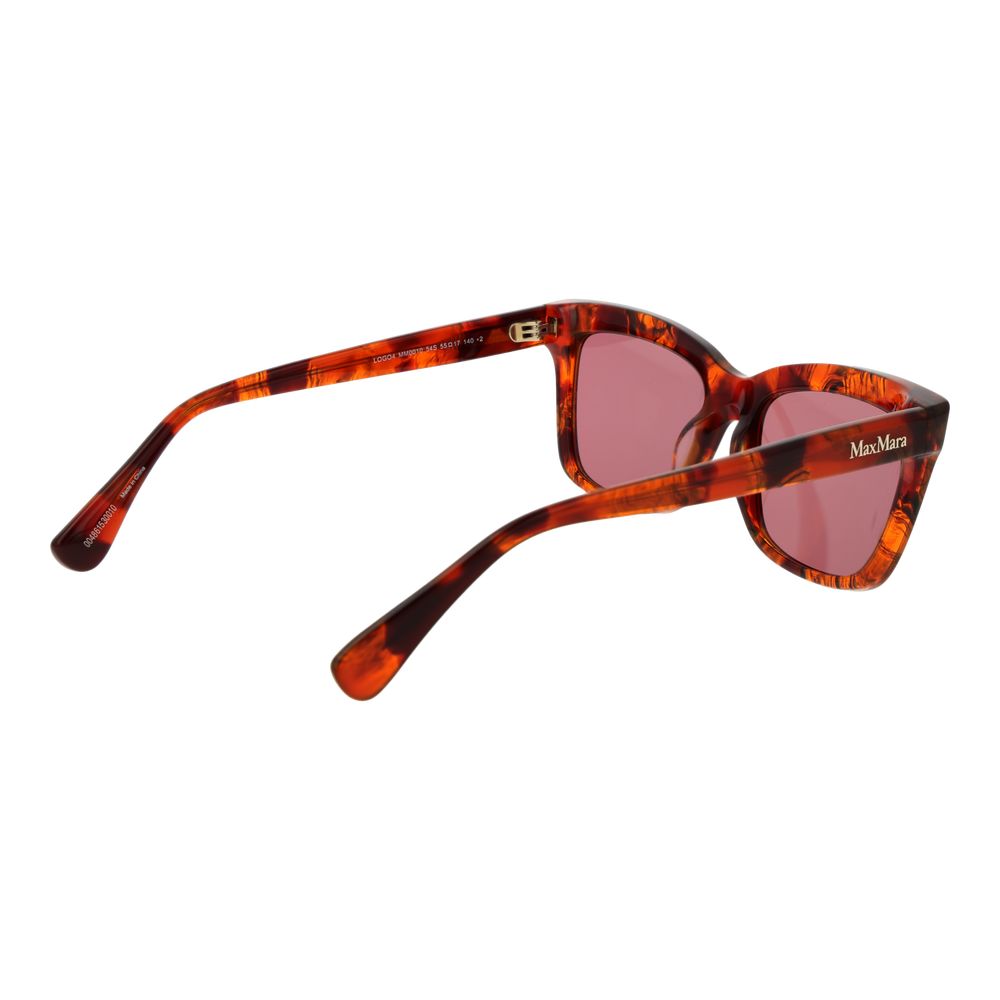 Occhiali da sole in plastica marrone Max Mara