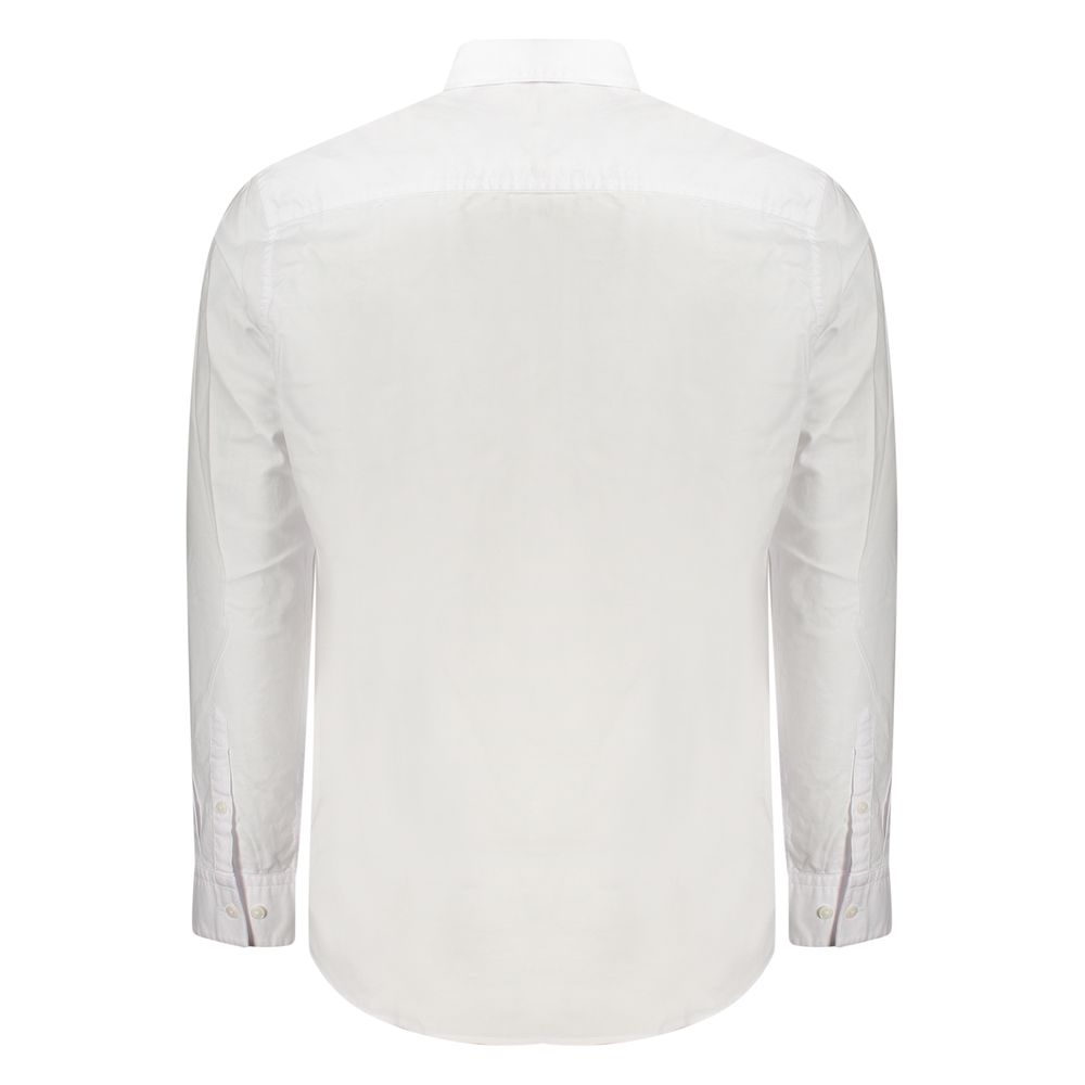 Camicia da uomo in cotone bianco Calvin Klein
