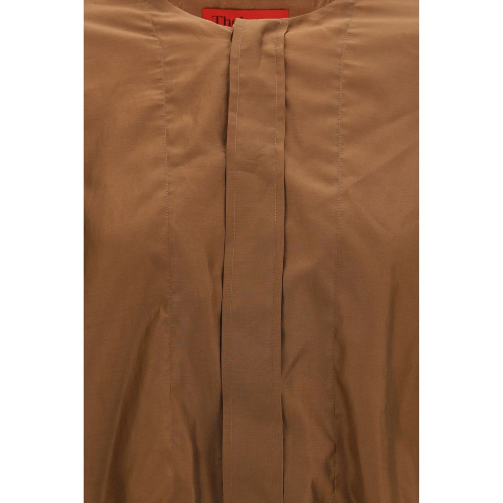 La dernière chemise en lycra marron