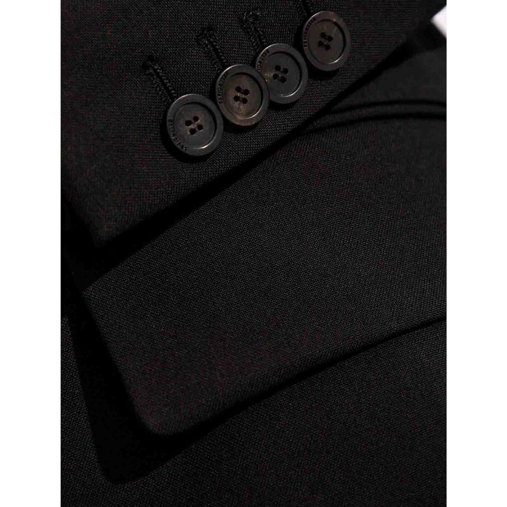 Balenciaga Black Wool Full-Length Jacket