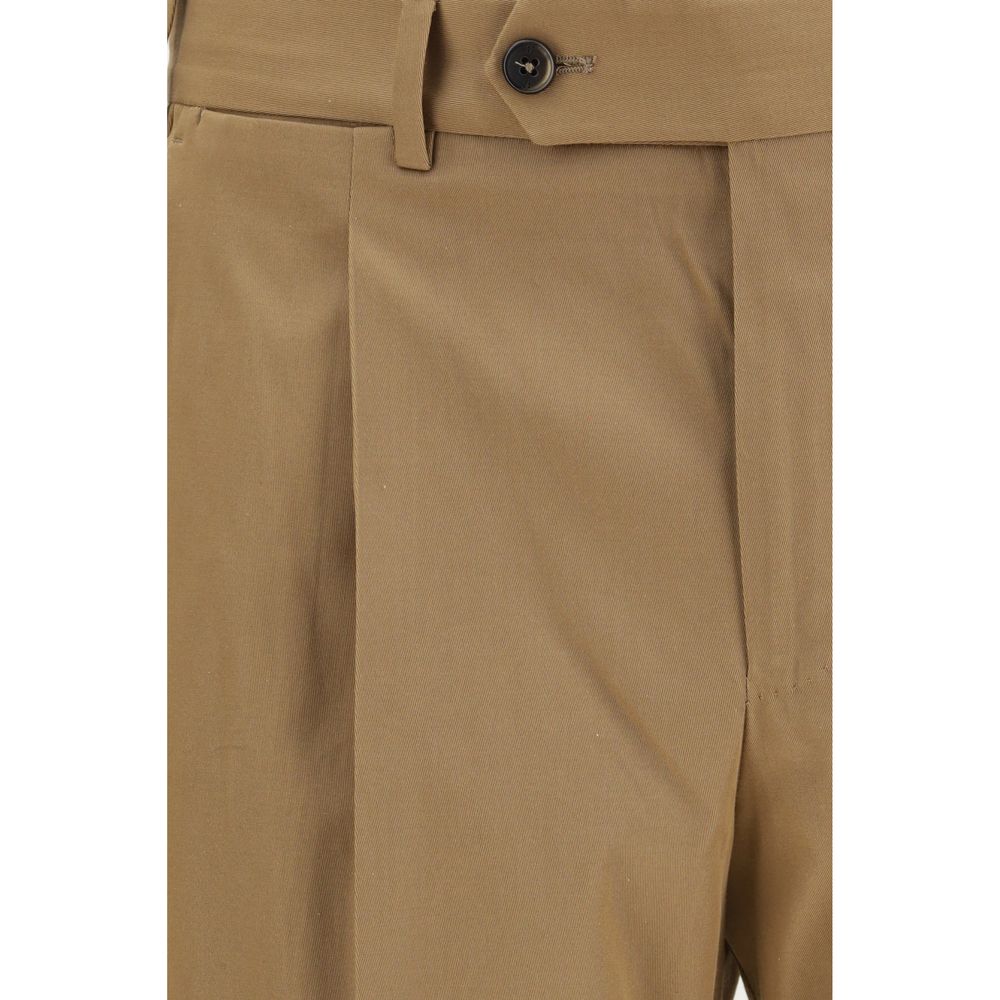 PT Torino Pantaloni Casual Marroni in Cotone