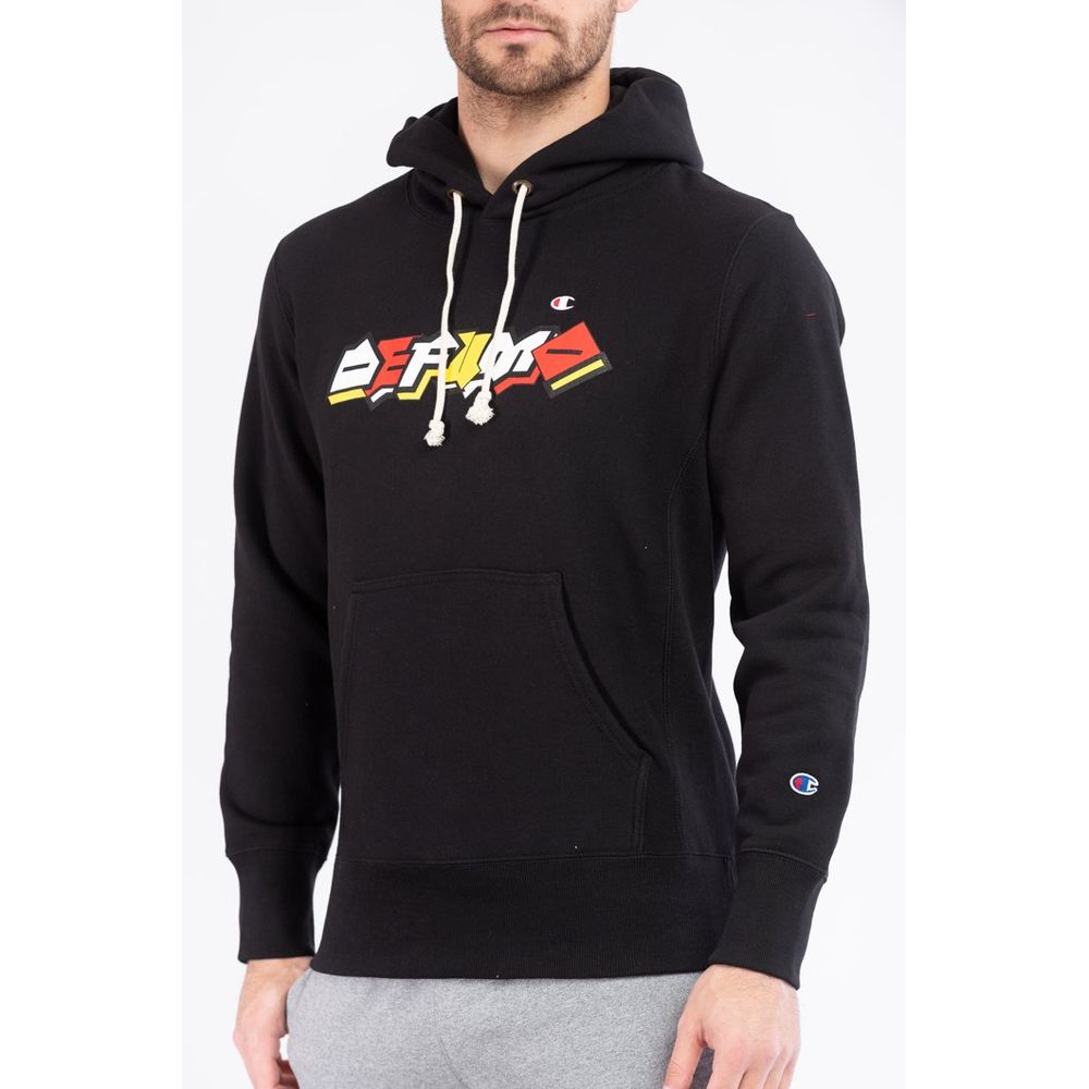 Champion Black Cotton Sweatshirt