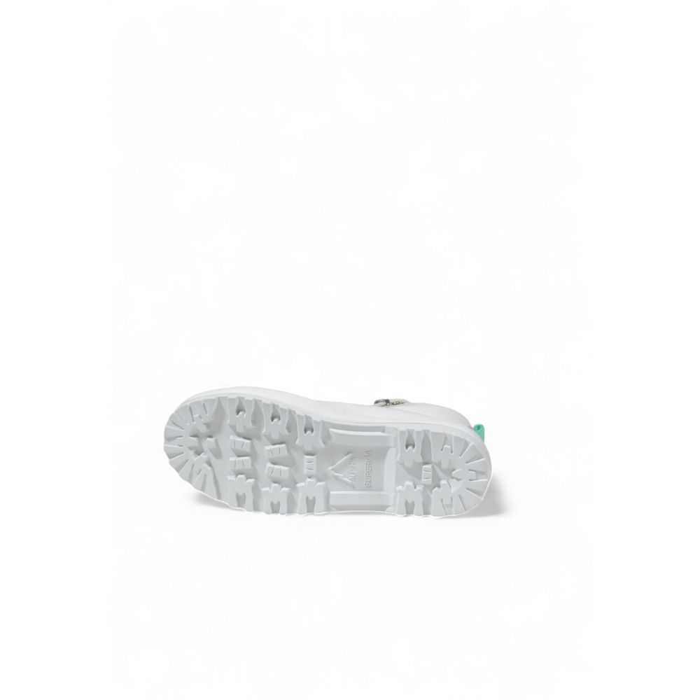 Superga Sneakers Basse Chunky in Tela Bianca