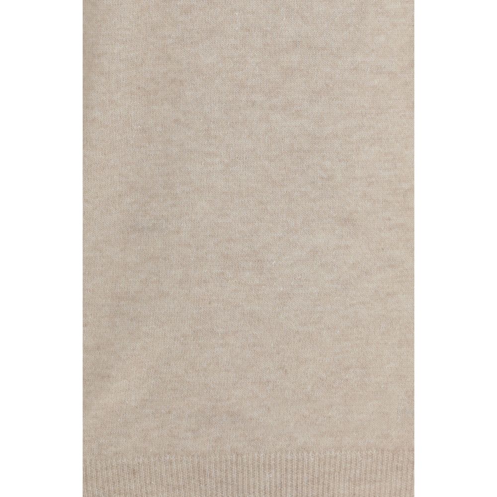 Maglione in cashmere beige Aragona