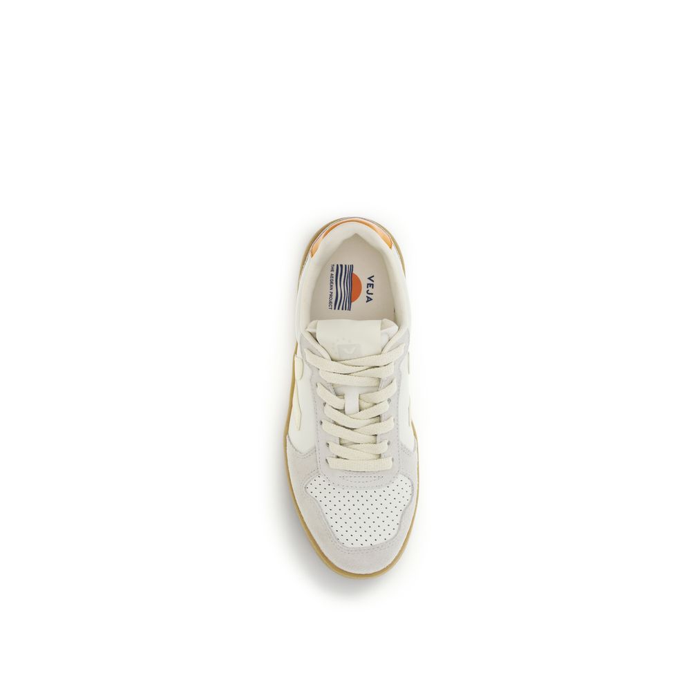 Sneakers basse Veja in pelle di vitello bianca Bos Taurus