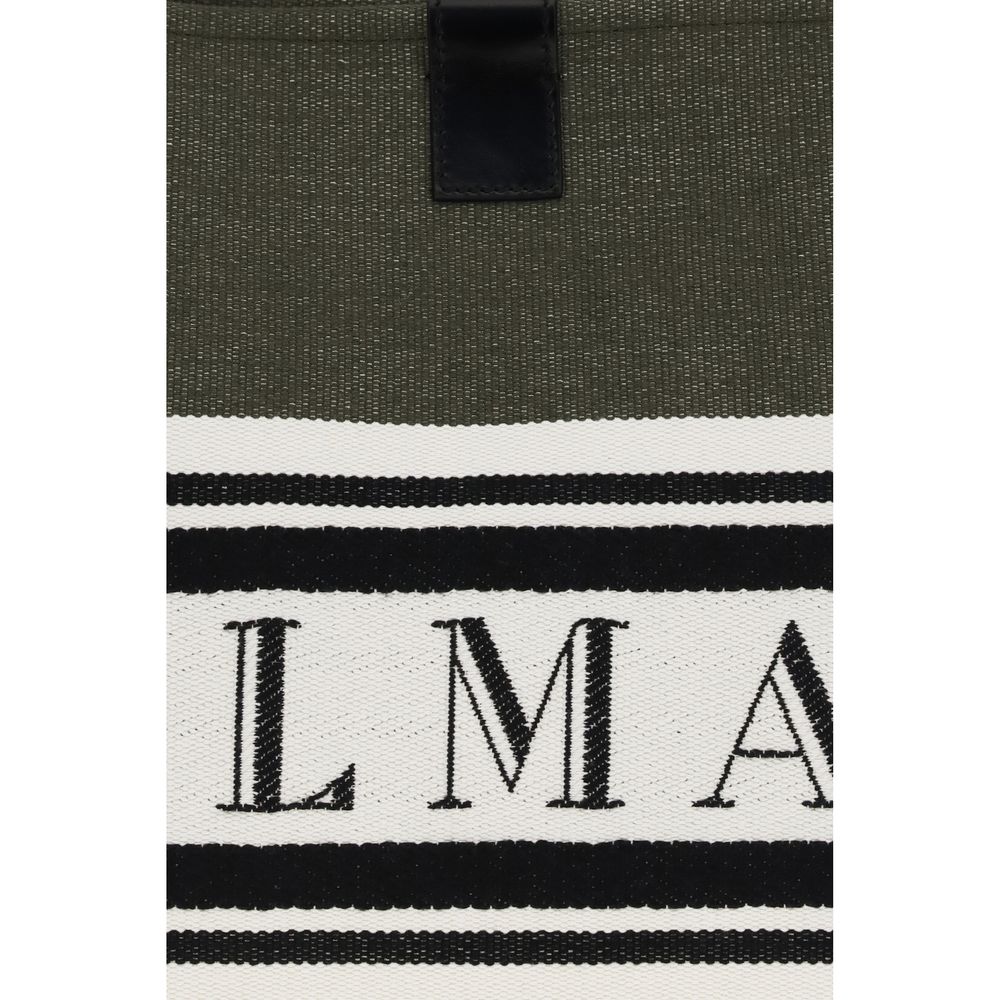 Borsa a Spalla Balmain Nera in Cotone