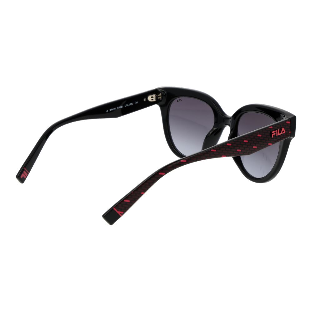 Lunettes de soleil en plastique noir Fila