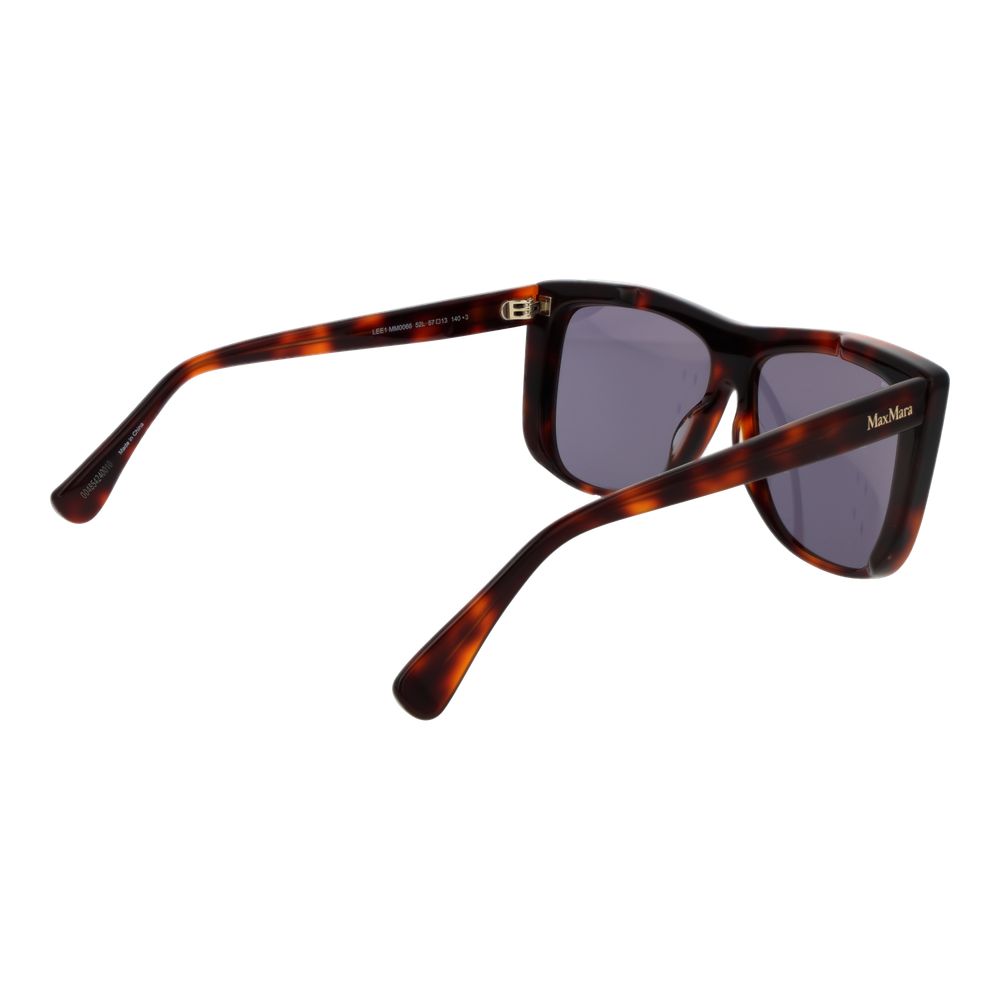 Lunettes de soleil Max Mara marron en acétate