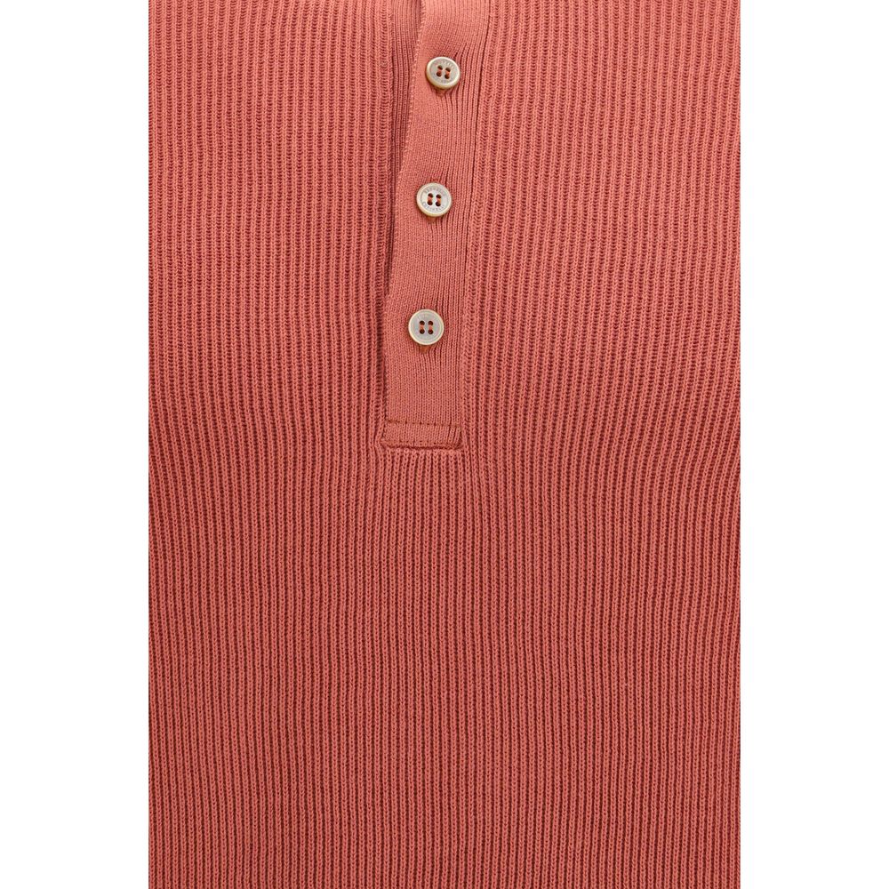 Polo Brunello Cucinelli en coton multicolore