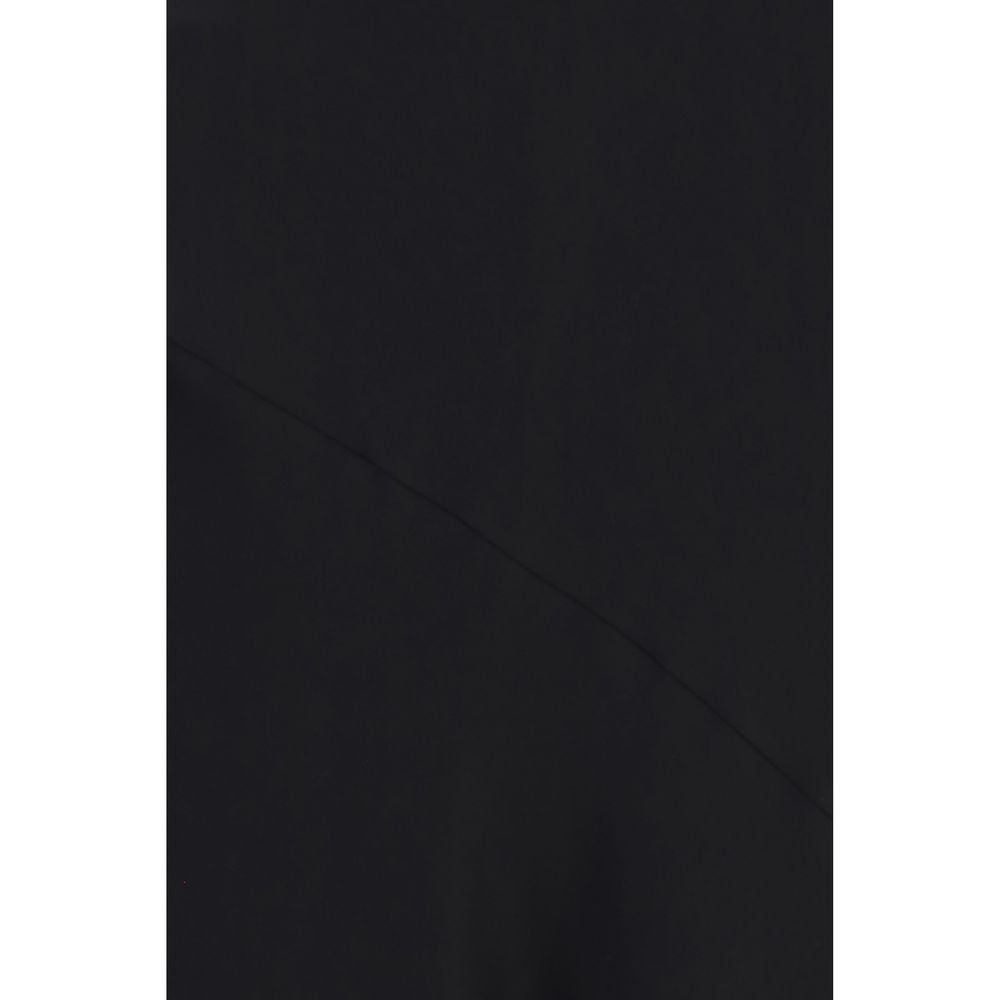 Robe décontractée noire en viscose Ami Paris