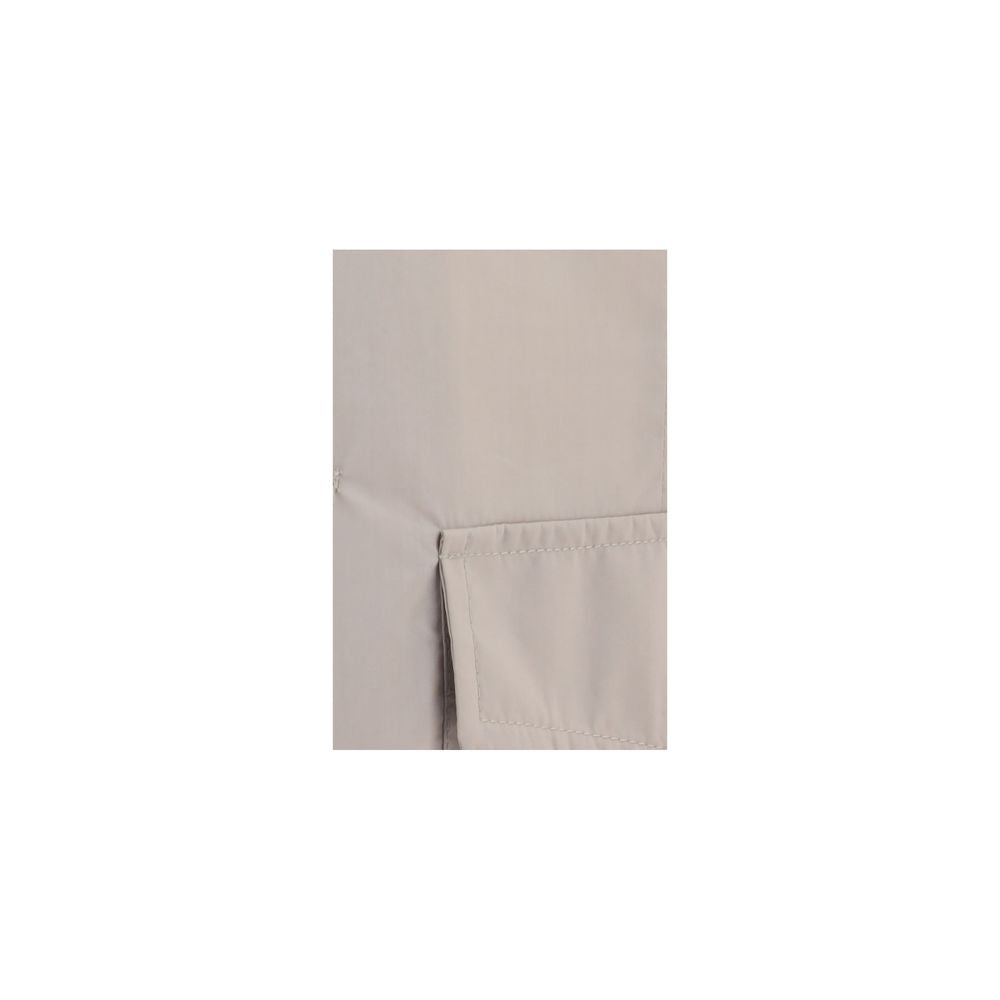 Giacca intera Brunello Cucinelli in cotone beige