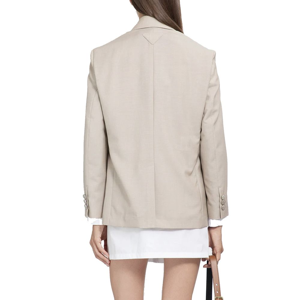 Blazer Prada in mohair beige