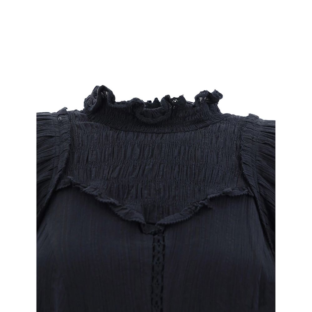 Robe décontractée en coton noir Isabel Marant Étoile