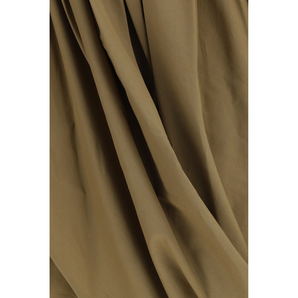 Gonna midi Chloé in cotone bicolore