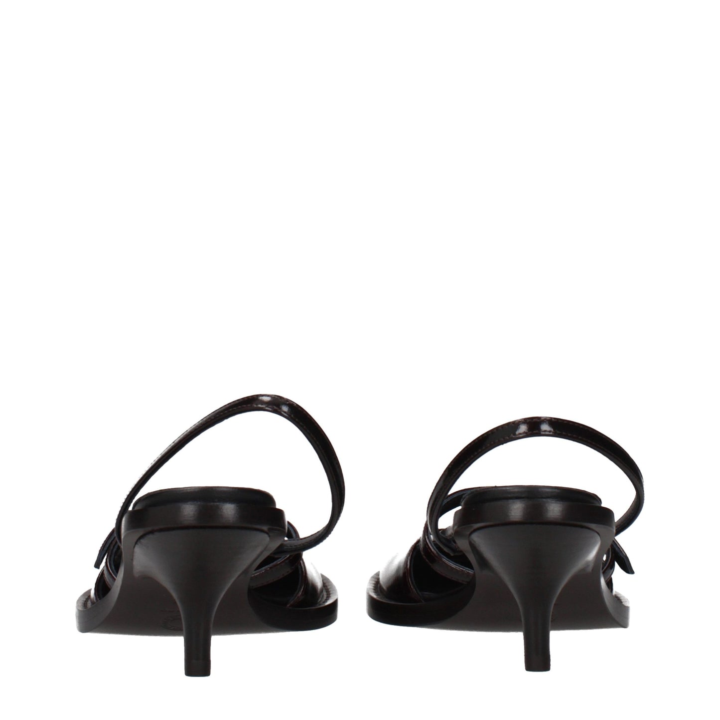 Dries Van Noten Brown Leather Platform Sandals