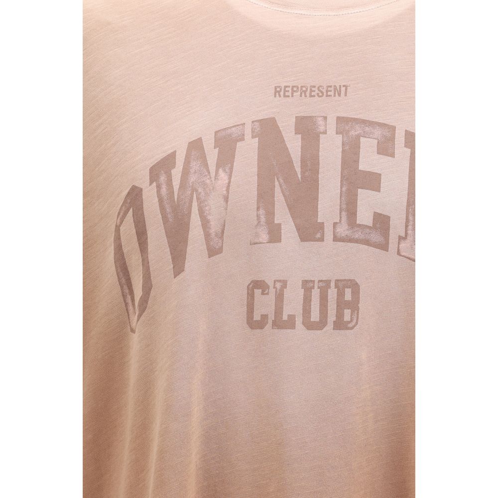 Représenter le T-shirt en coton marron