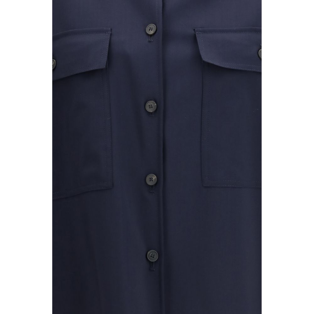 Giacca Oves Aries in Lana Blu Max Mara