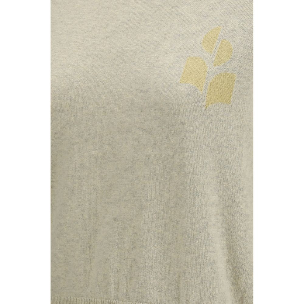 Felpa Isabel Marant Étoile Oves Aries in lana beige