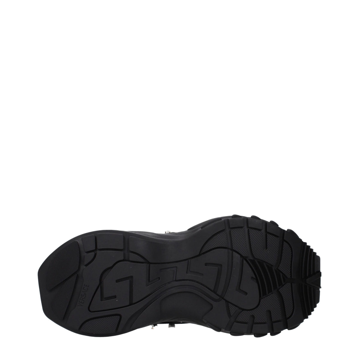 Sneakers Chunky Versace in Tessuto Nero
