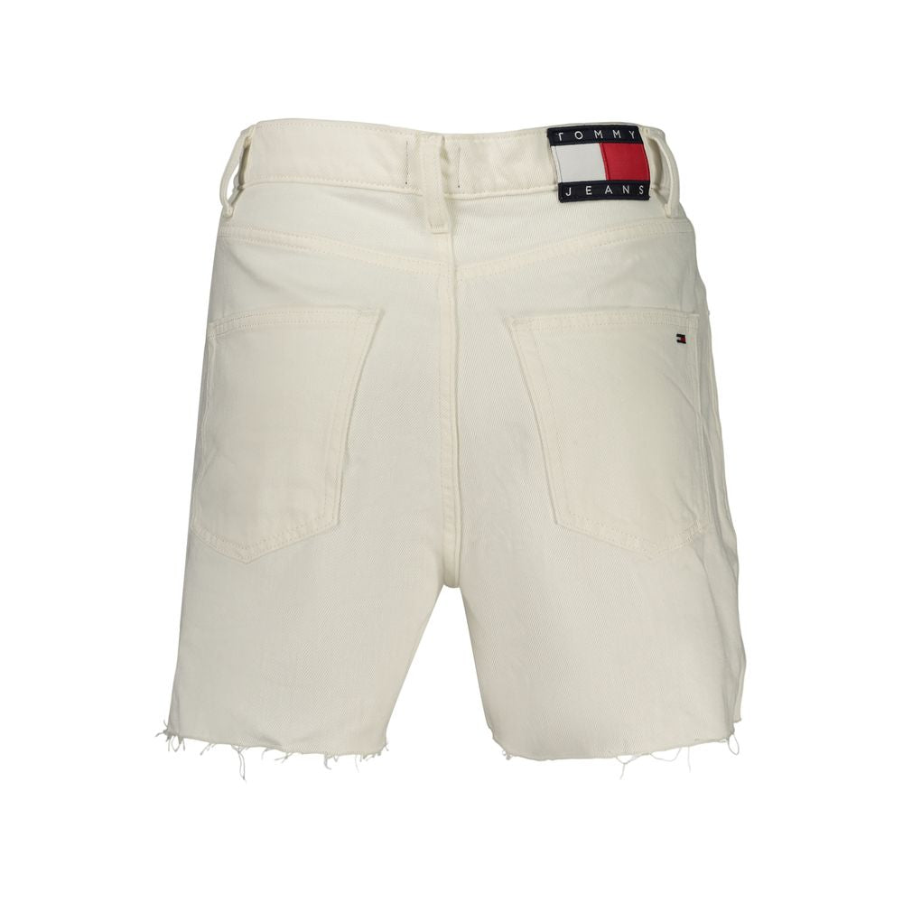 Short Tommy Hilfiger en coton blanc pour femme