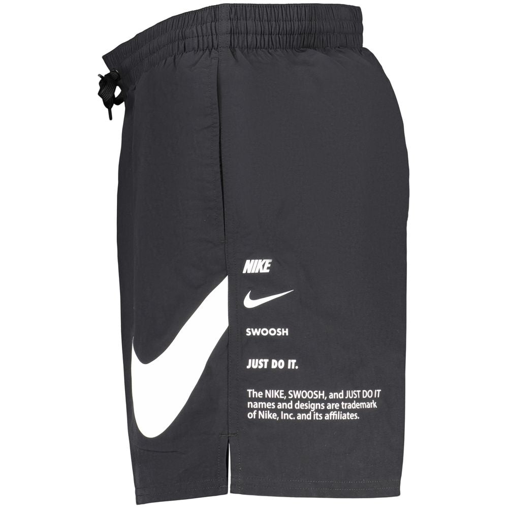 Costume da bagno corto da uomo Nike in poliestere nero