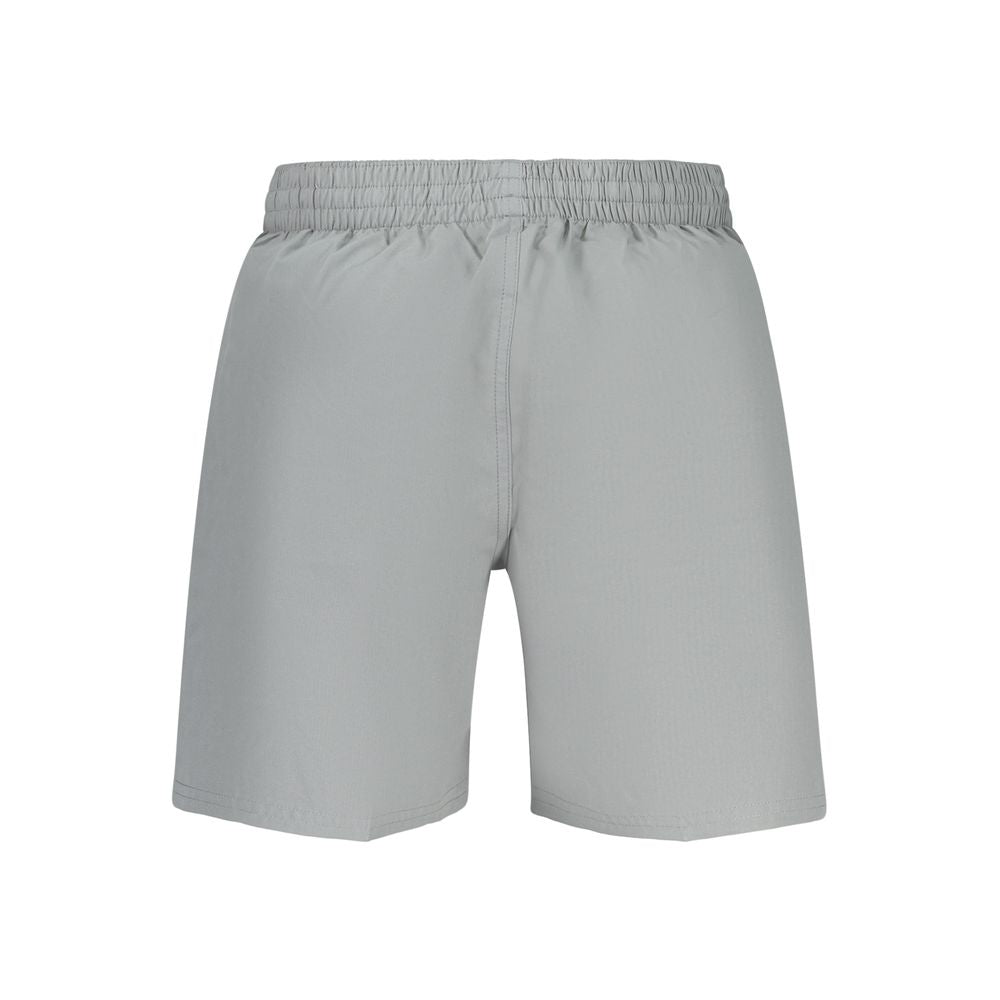 Costume da bagno da uomo Nike in poliestere grigio