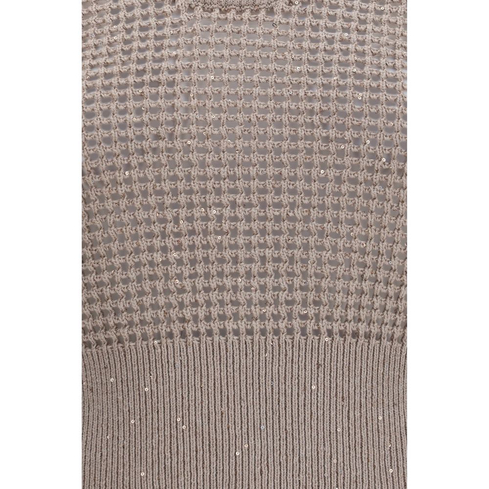 Canotte Brunello Cucinelli in cotone beige