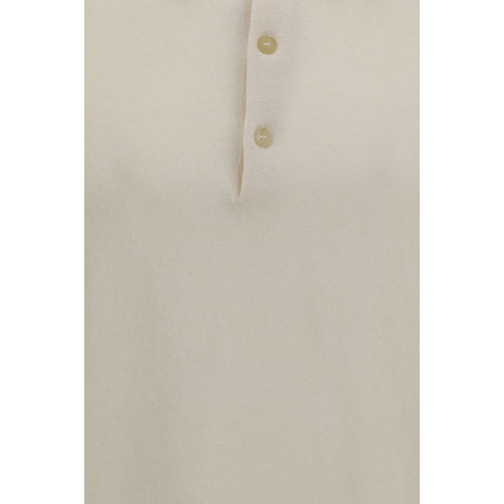 Polo Premiata in cotone beige