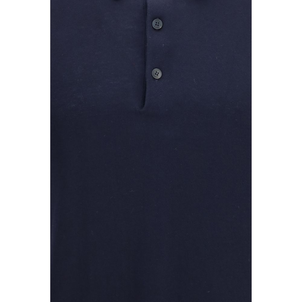 Polo Premiata in cotone blu