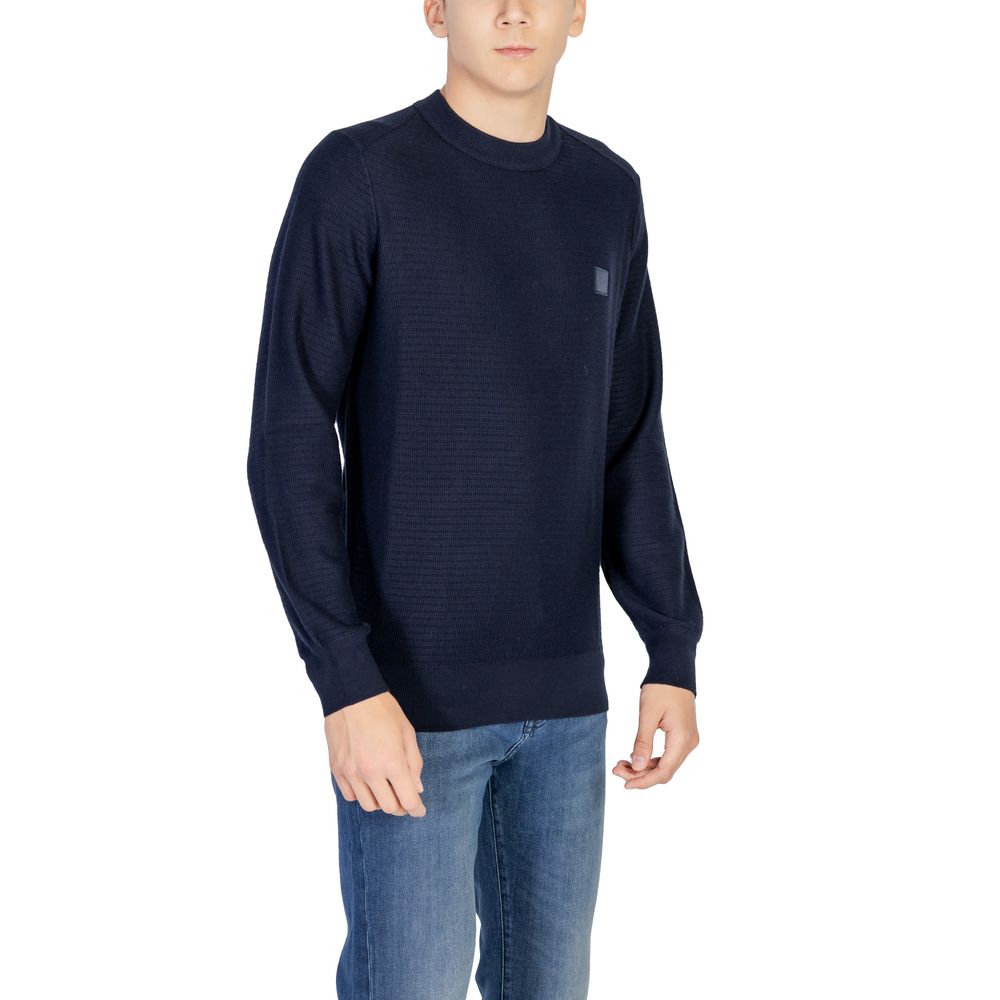 Felpa Hugo Boss in cotone blu