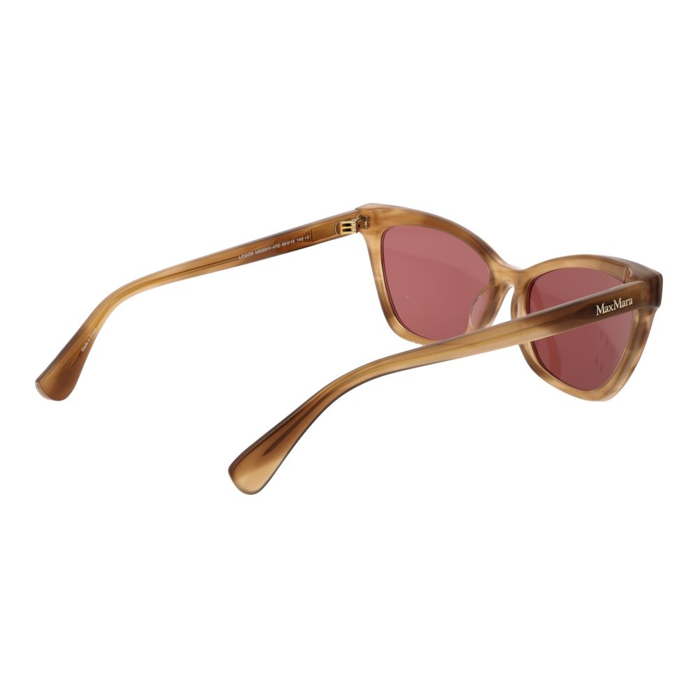 Occhiali da sole Max Mara in acetato marrone