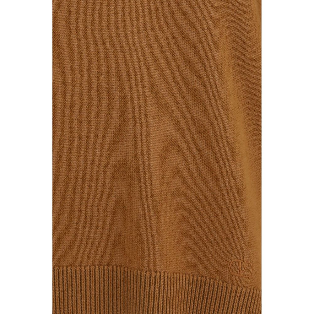 Maglione Valentino Garavani marrone in cashmere