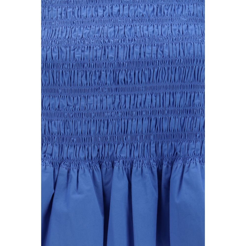 Camicetta Ganni in cotone blu