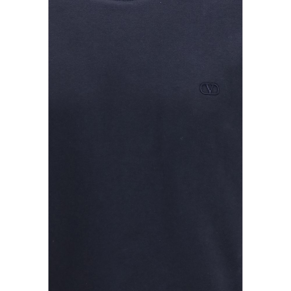 Sweat-shirt en coton bleu Valentino Garavani