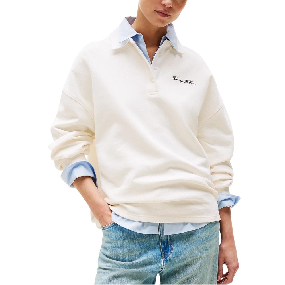 Tommy Hilfiger Felpa in Poliammide Beige