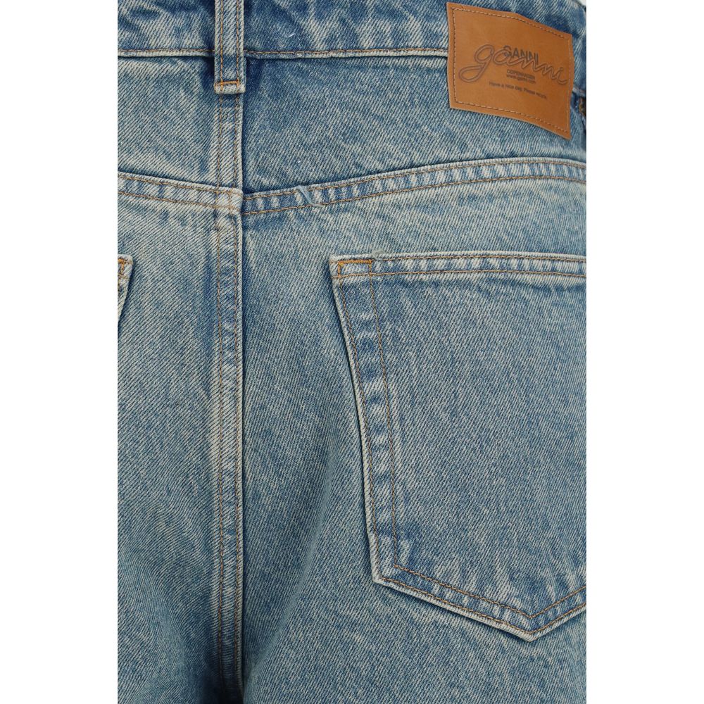 Ganni Jean Fuselé en Coton Bleu