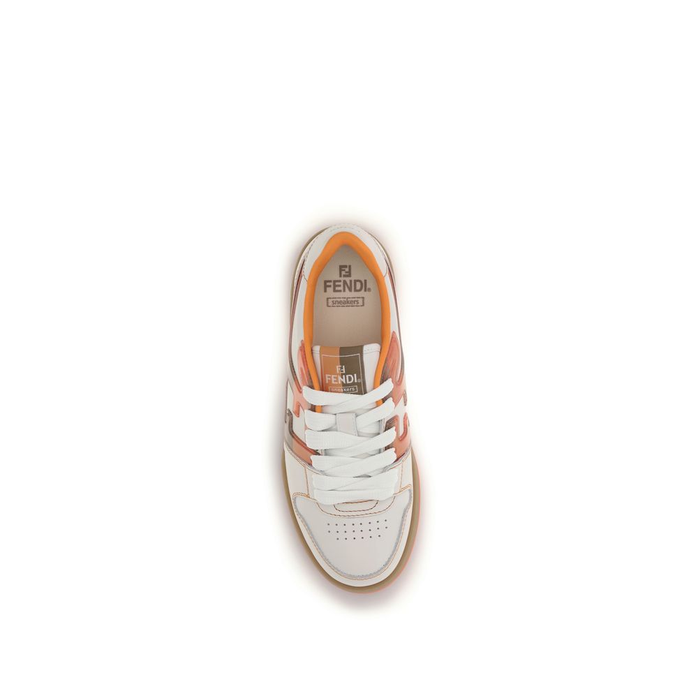 Sneakers sportive Fendi in pelle multicolore