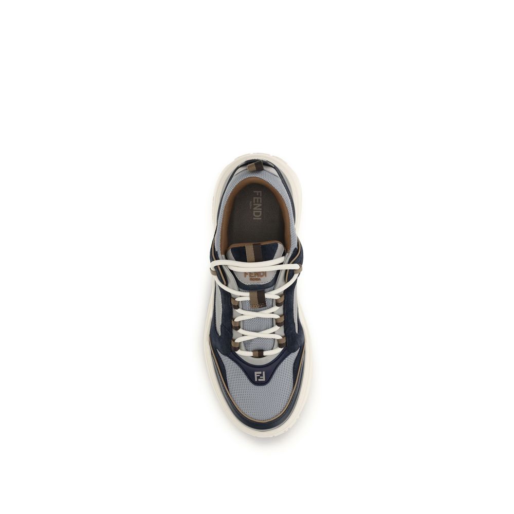 Sneakers Fendi Multicolor in pelle di vitello Bos Taurus