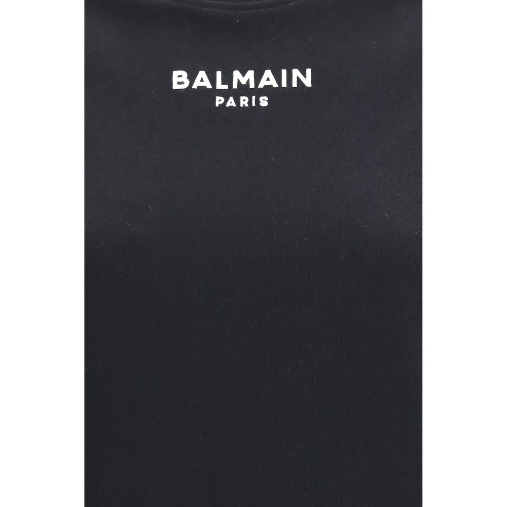 T-shirt Balmain in cotone nero