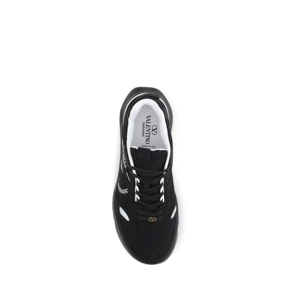 Baskets athlétiques Valentino Garavani en tissu noir