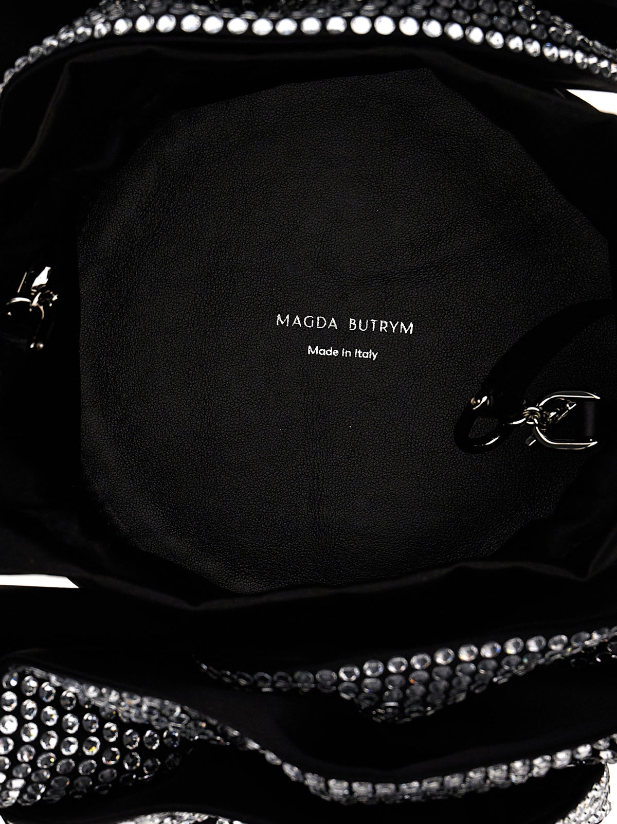 Magda Butrym Black Viscose Crossbody Bag