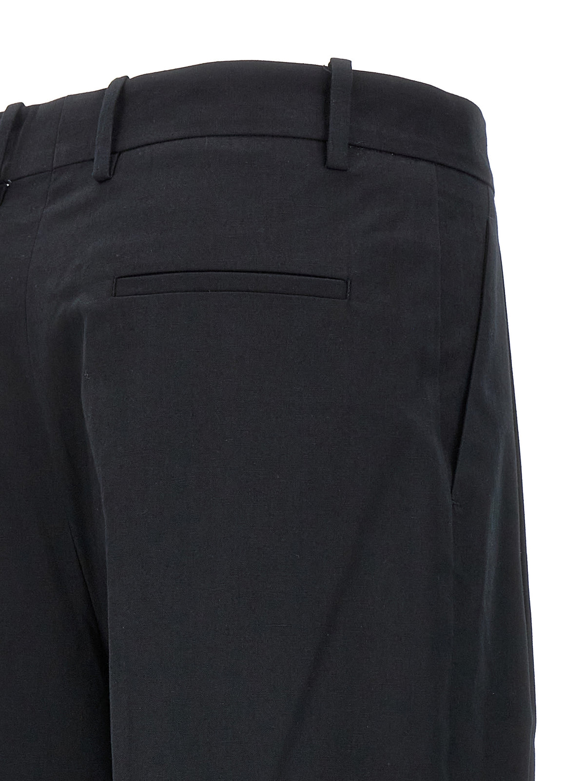 Pantaloni casual neri in cotone Armarium