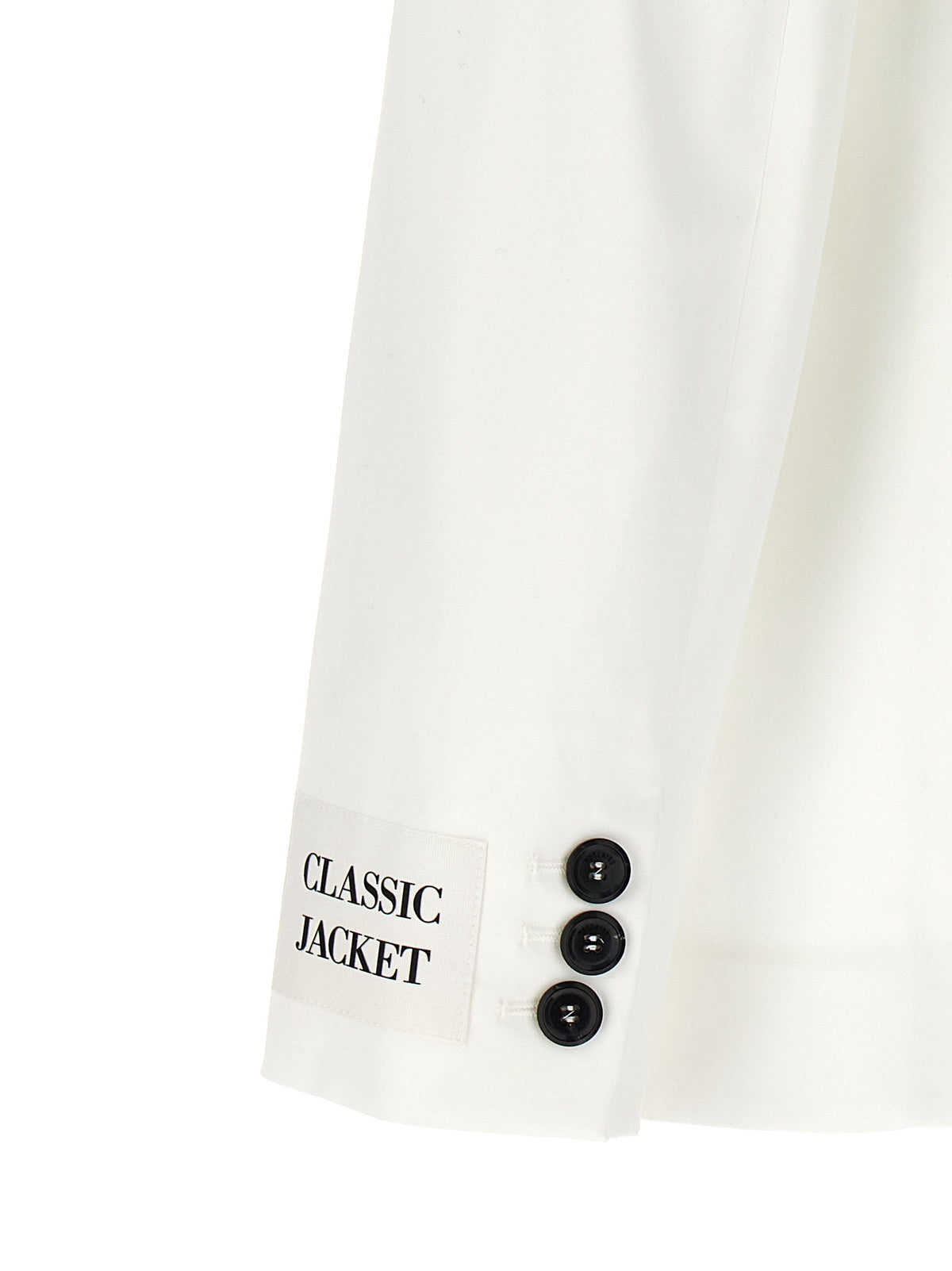 Blazer Moschino in cotone bianco