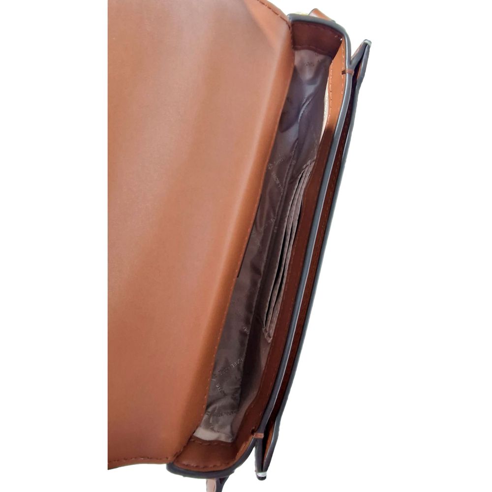 Borsa a tracolla Michael Kors in pelle beige