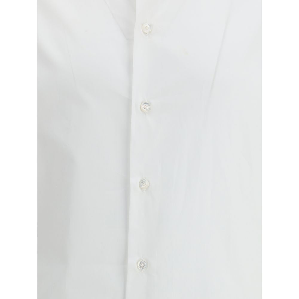 Camicia elegante Finamore in cotone bianco