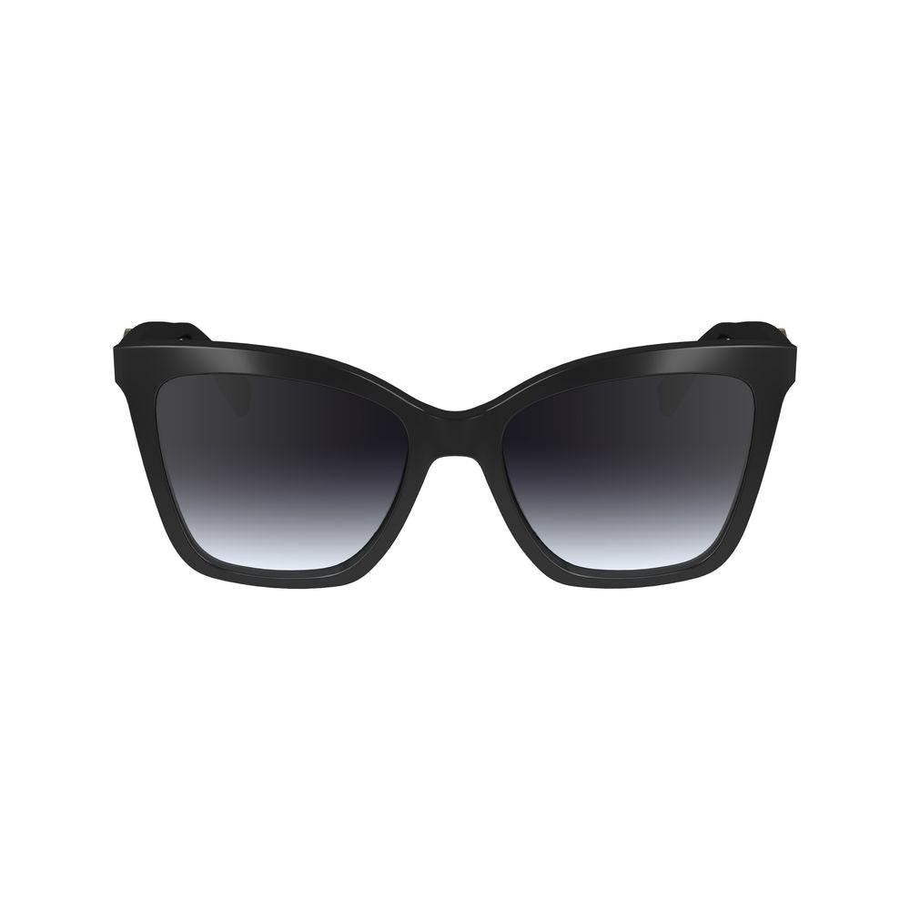 Lunettes de soleil Longchamp en acétate noir