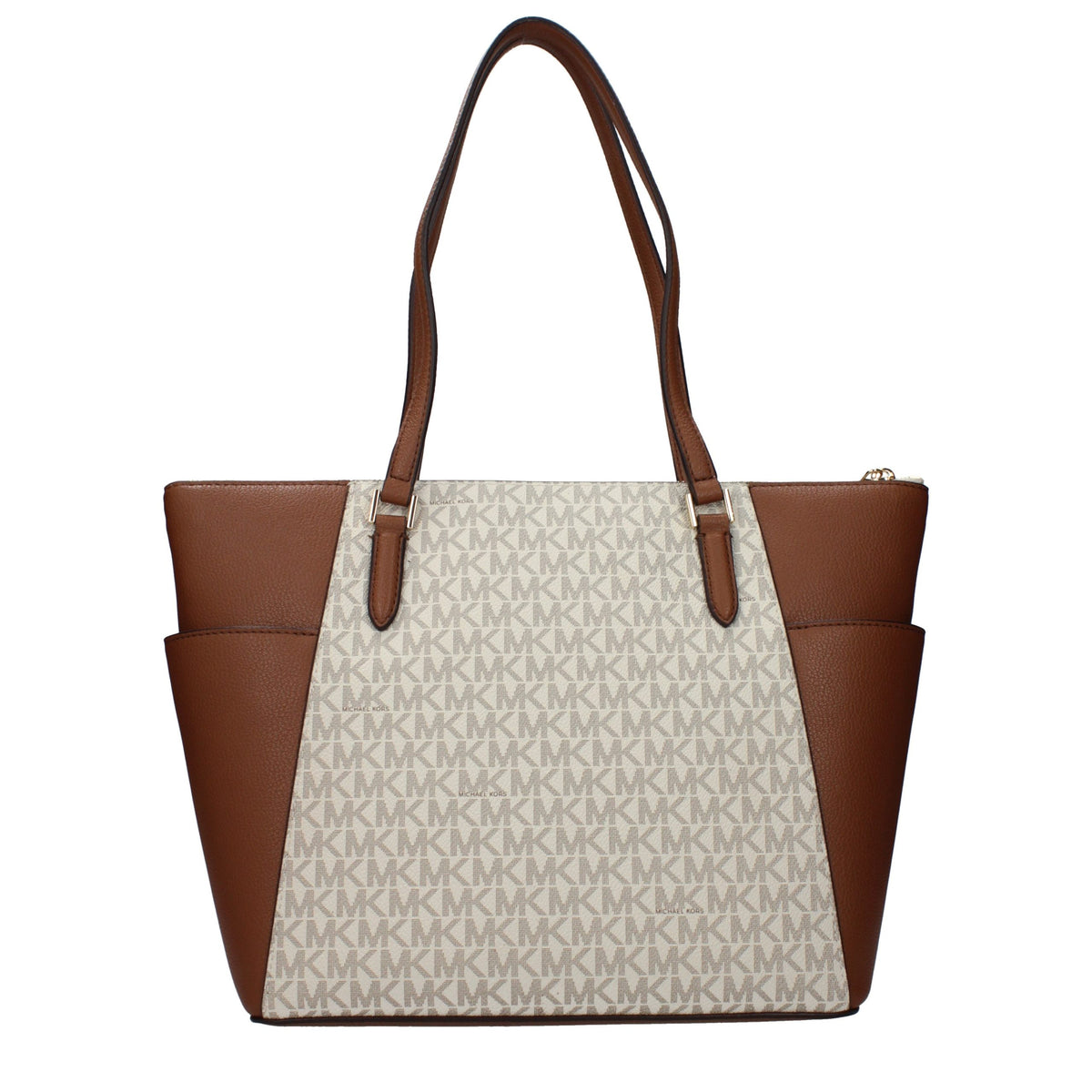Borsa a tracolla Michael Kors in pelle beige