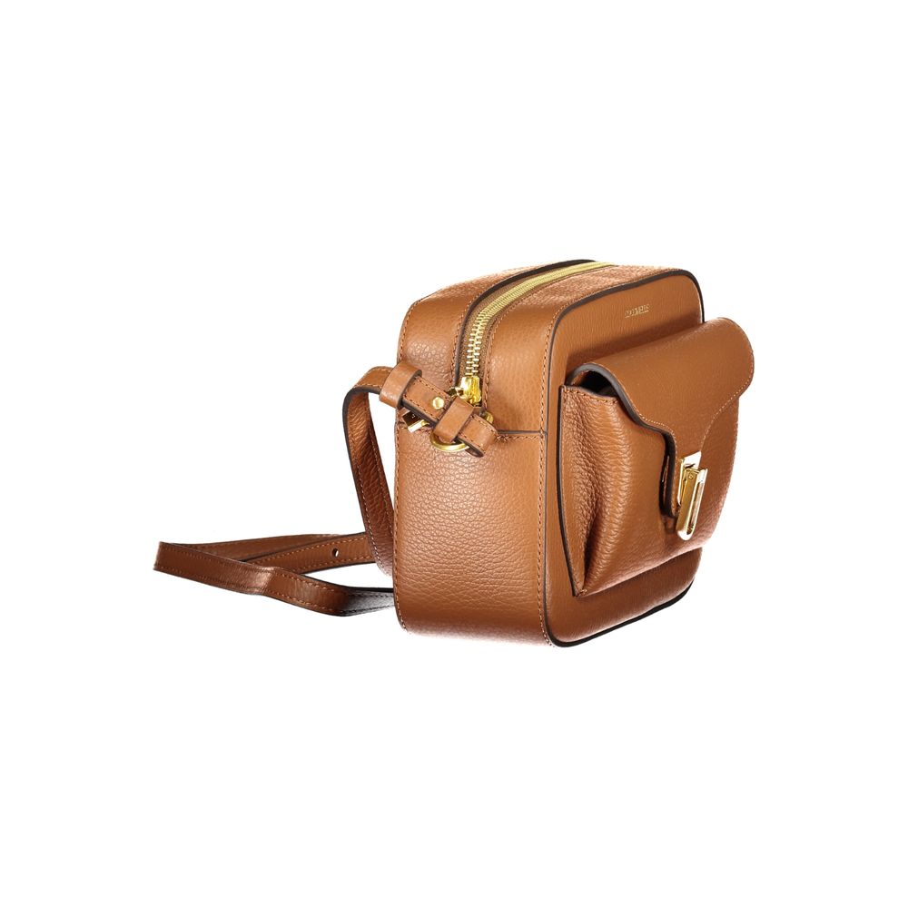 Sac à main femme Coccinelle Marrone en cuir