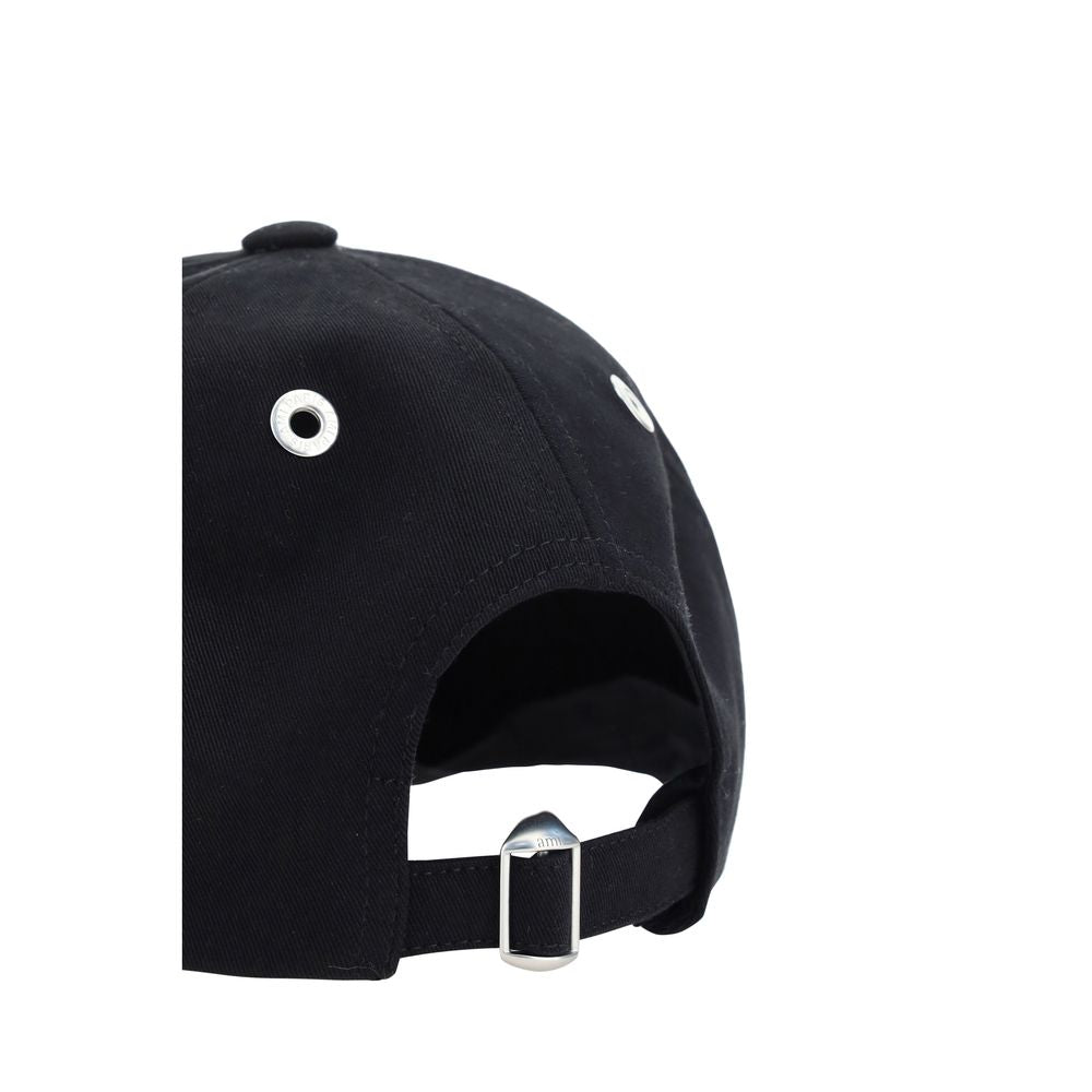 Casquette Ami Paris en coton noir (Casquette de baseball)